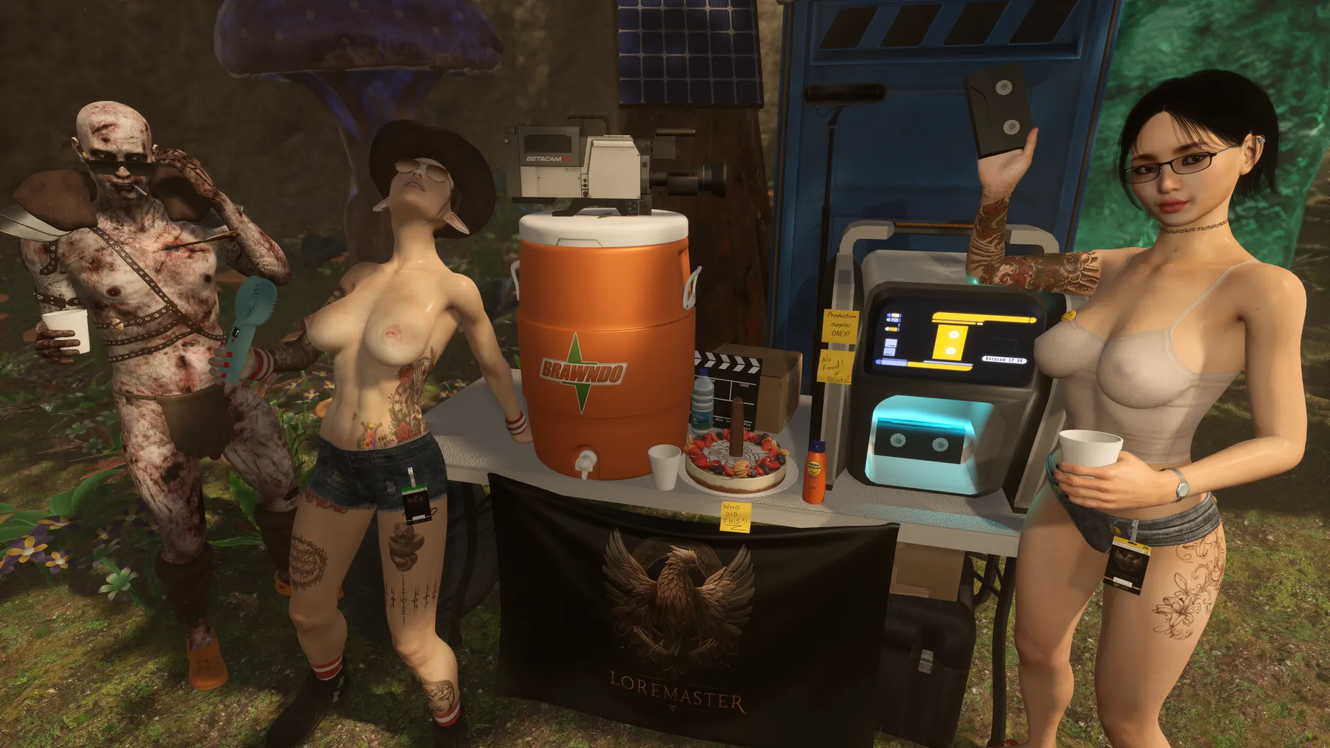 Grab your drink and come party with our crew. We have so much to explore in this galaxy.  (Captain Hardcore)