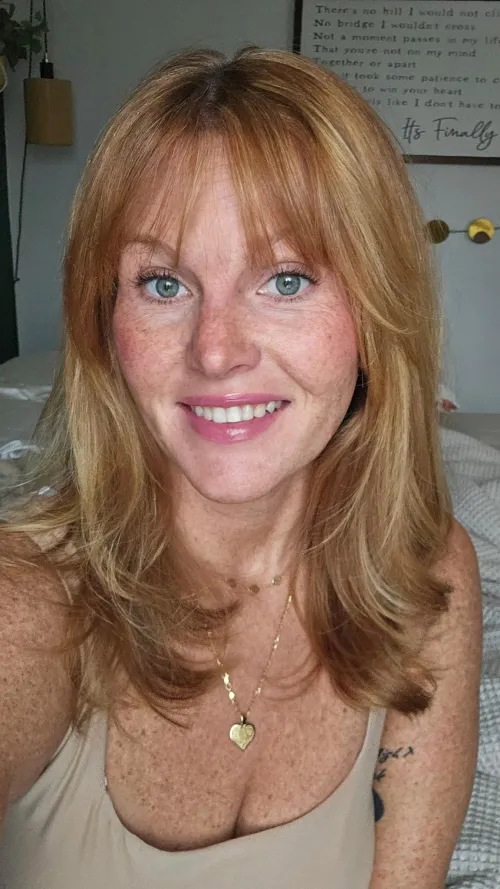 Green eyes and freckles to start the day [IRTR]