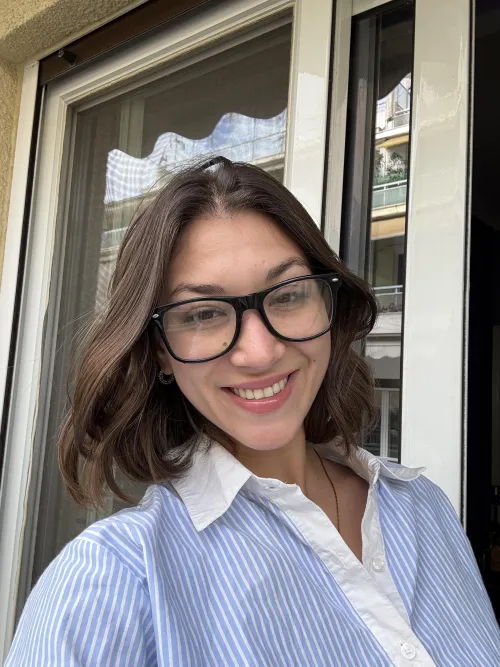 grinning at you like we’re secret besties