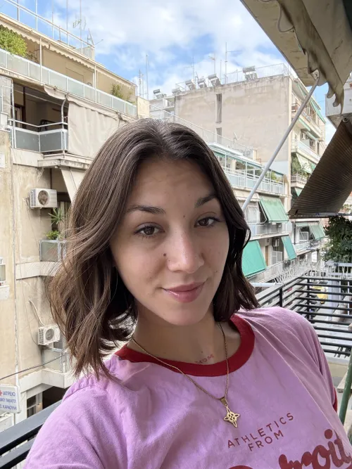 Grinning while I think about choking on you