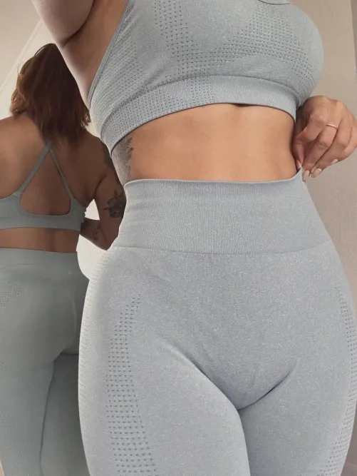 Gym clothes off soon , who’s making me drip before I even shower