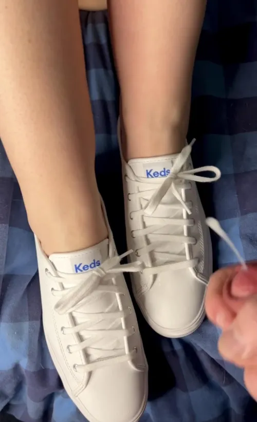 Had him cum on my Keds