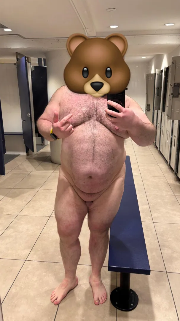 Had the locker room to myself