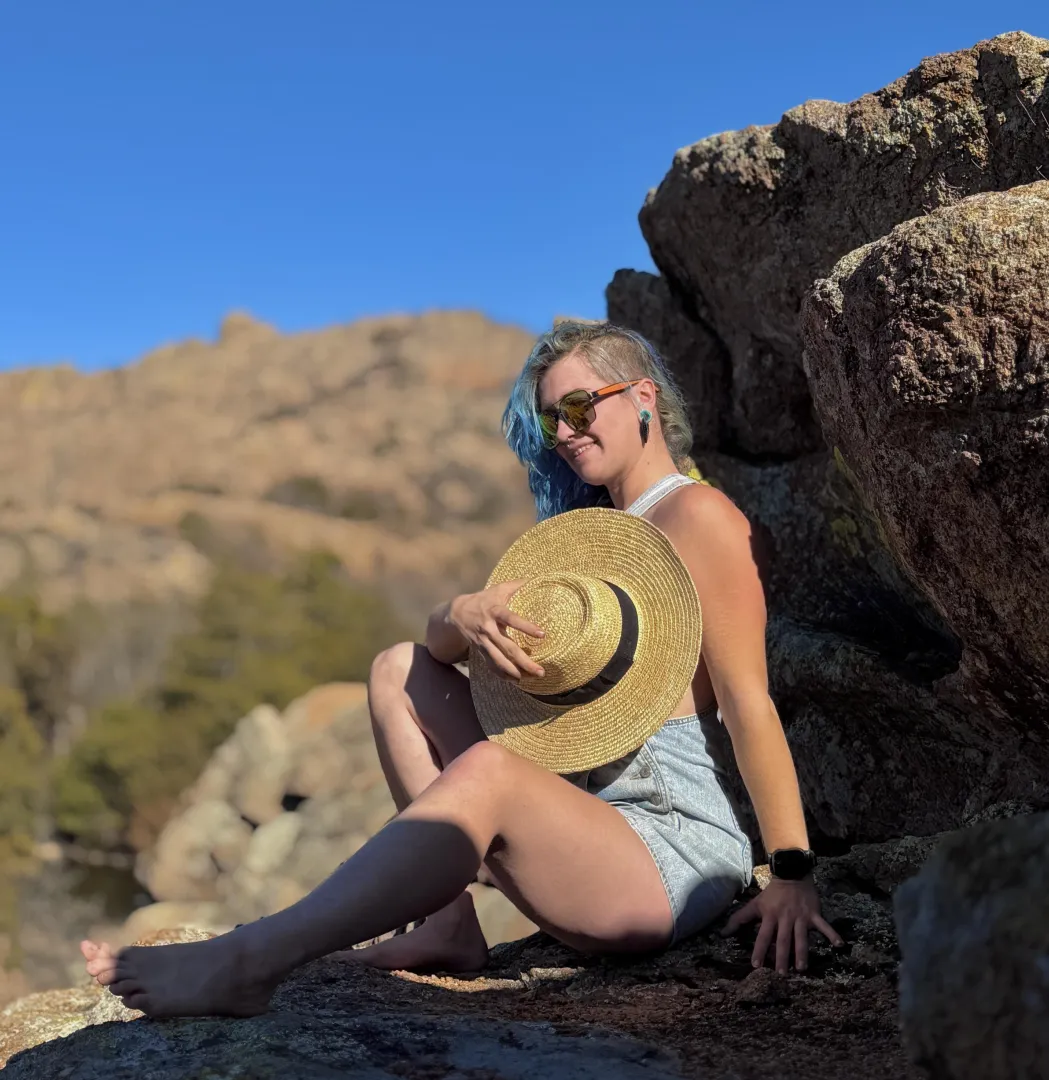 Had to take advantage of the sun and soak it up!