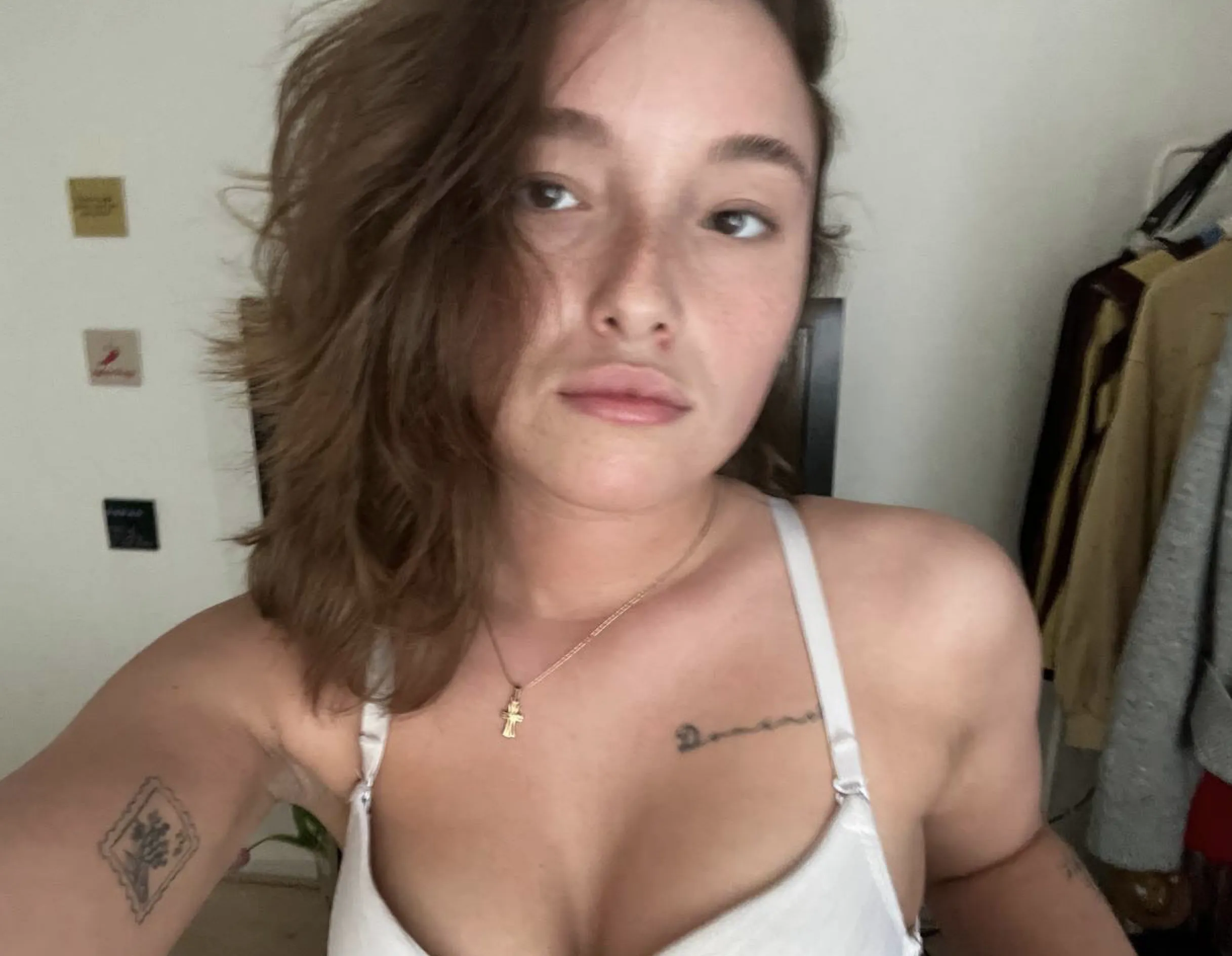 hade du sprutat över mitt oskyldiga ansikte??