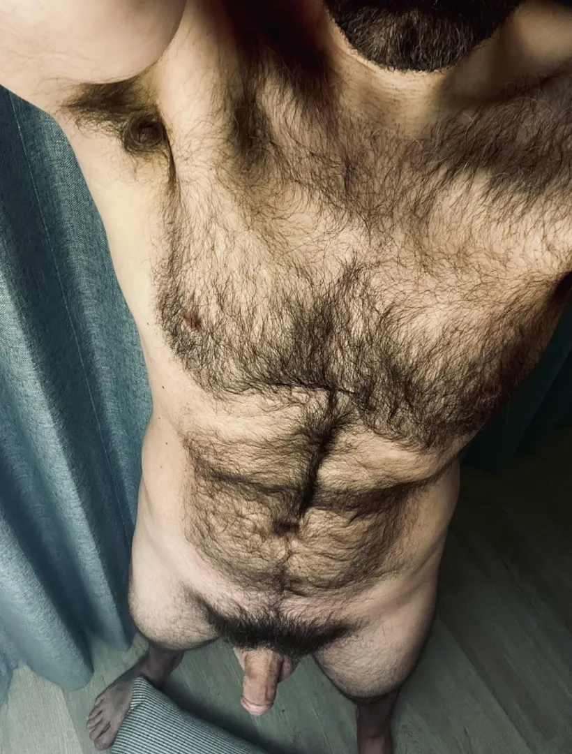 Hairy head to toe...