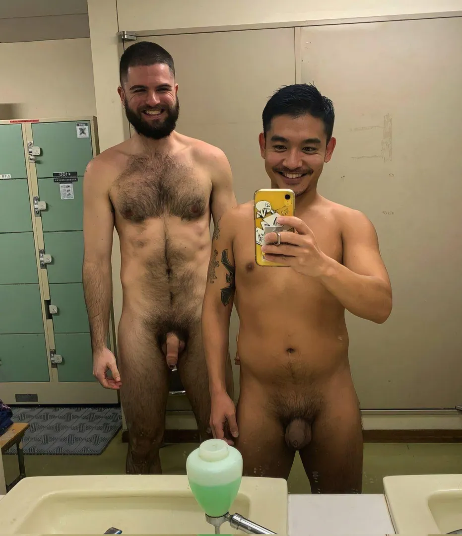Hairy WM & ab Selfie