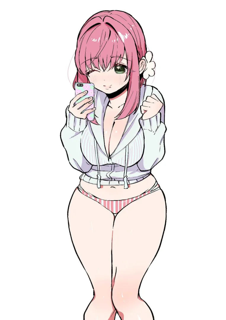 (Hakari Hanazono) is too hot to handle with her outfit