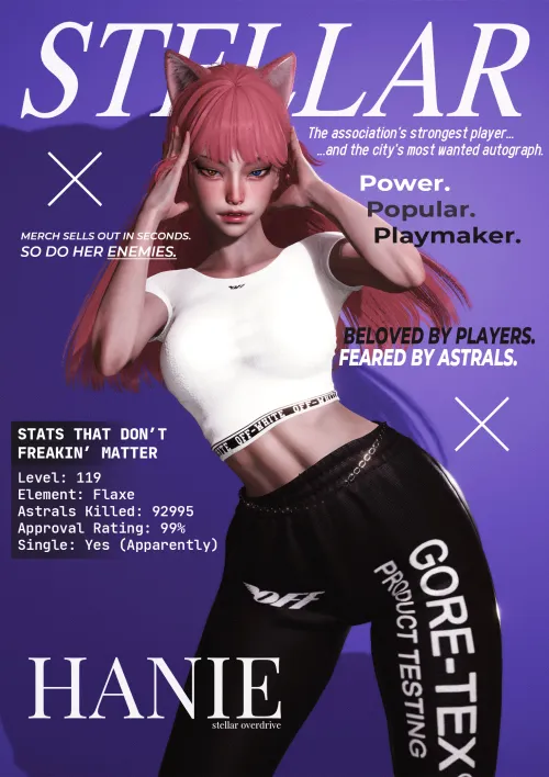 HANIE from my game called Stellar Overdrive!