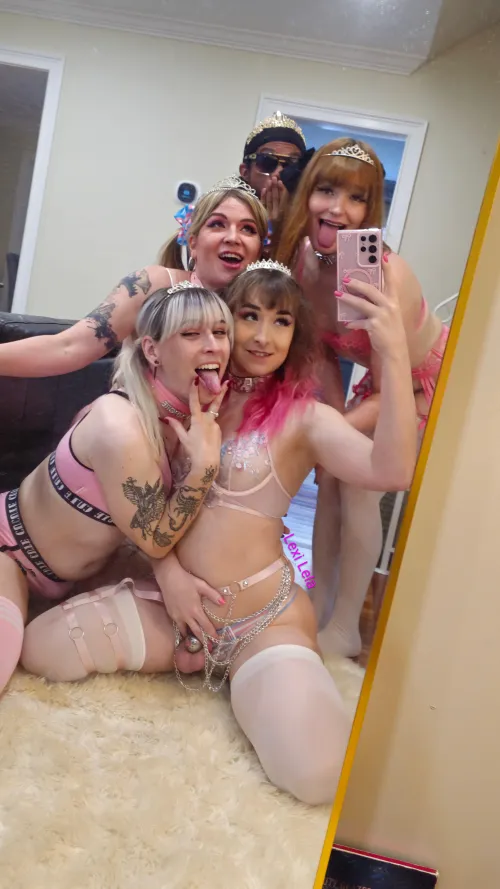 Happy Valentines Day from this band of chastity sisters