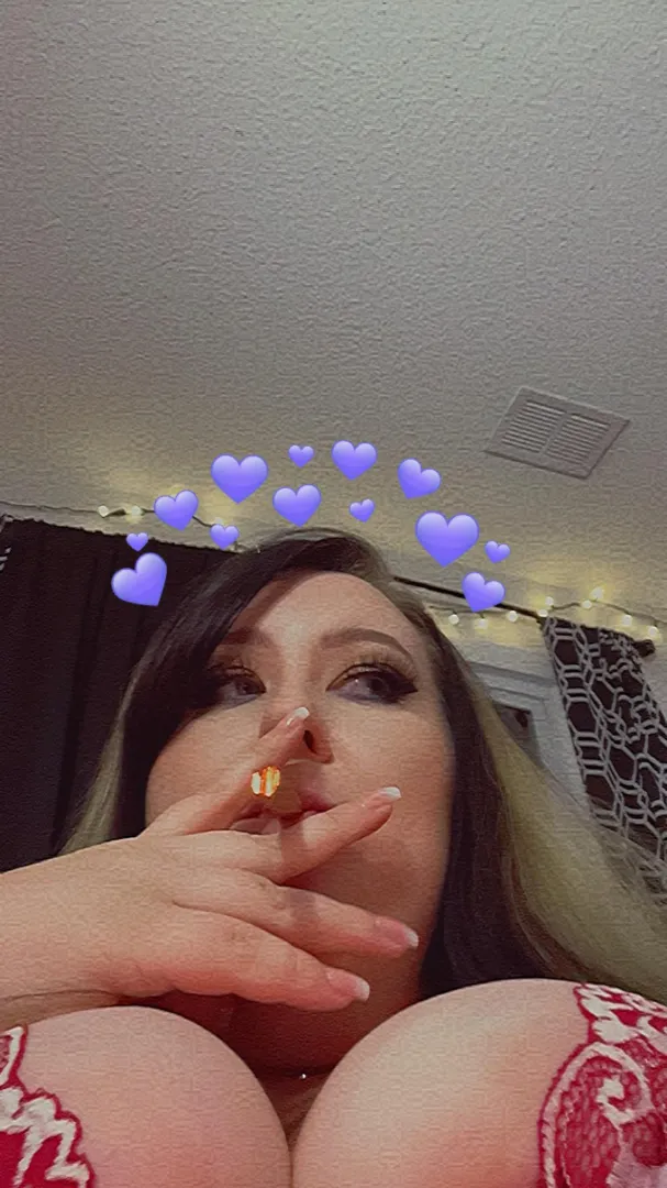 happy valentines day, i’m home alone with no one to smother with my tits 