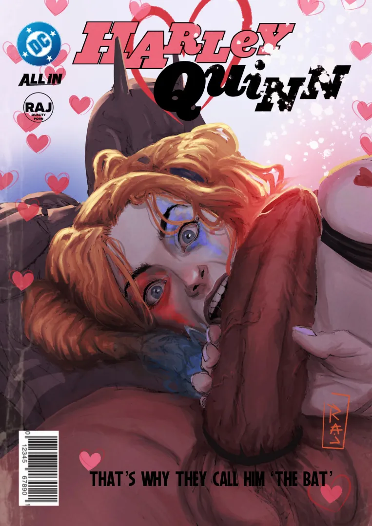 Harley Quinn - finding the Bat (by Rajdraw)