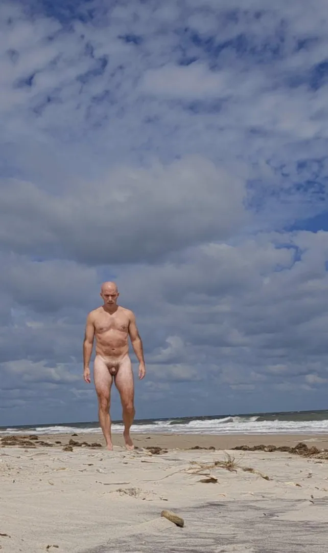 having the beach to myself (back in October)