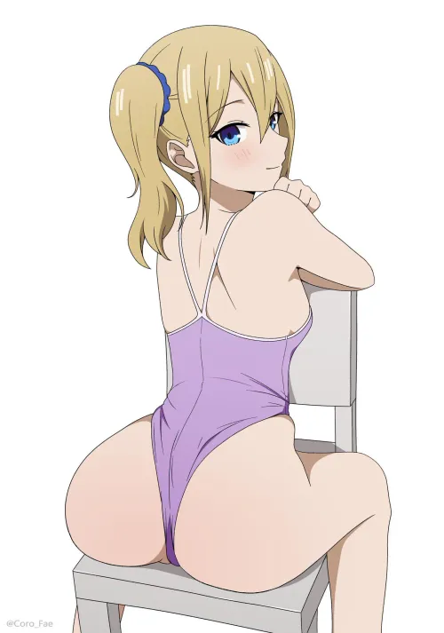 Hayasaka ai teasing you by displaying her round ass to make you hard (coro fae)