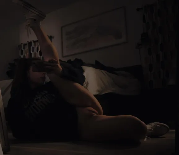 He loves my exhibitionist streak, don’t you? 