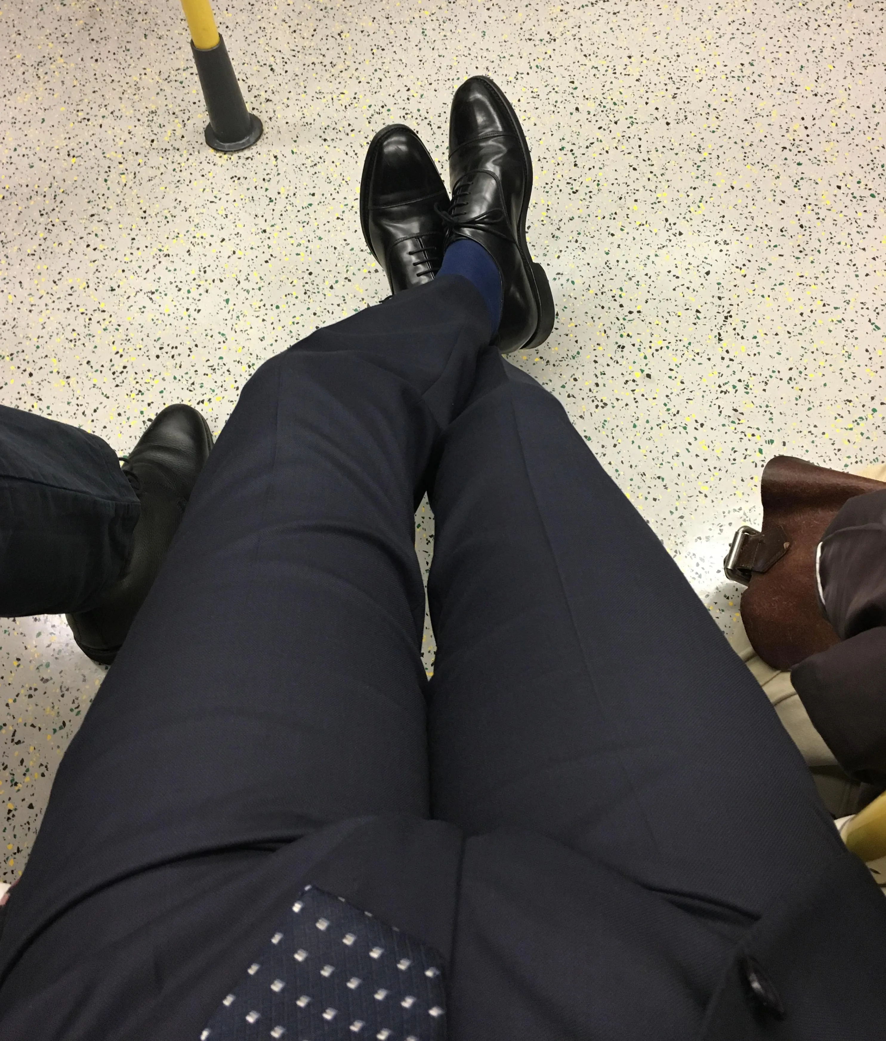 Heading home from work. It’s been a navy-coloured day.