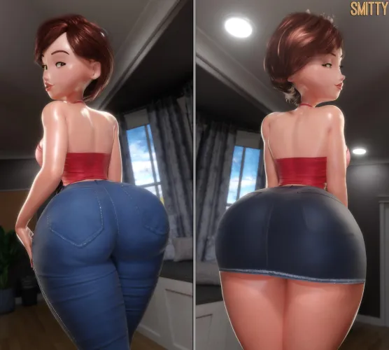 Helen's booty jeans and skirt(Smitty34)