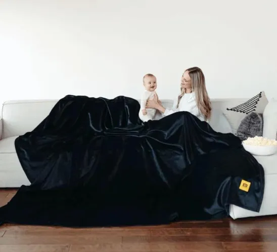 Help! Baby blanket too big for baby!