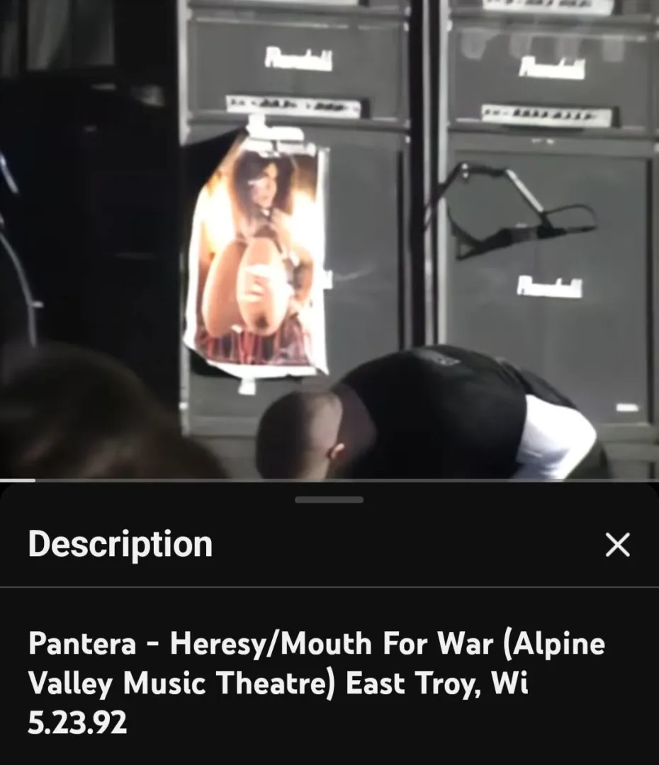 HELP: Do any vintage nudity experts know who's on this Pantera speaker cabinet? (1992)