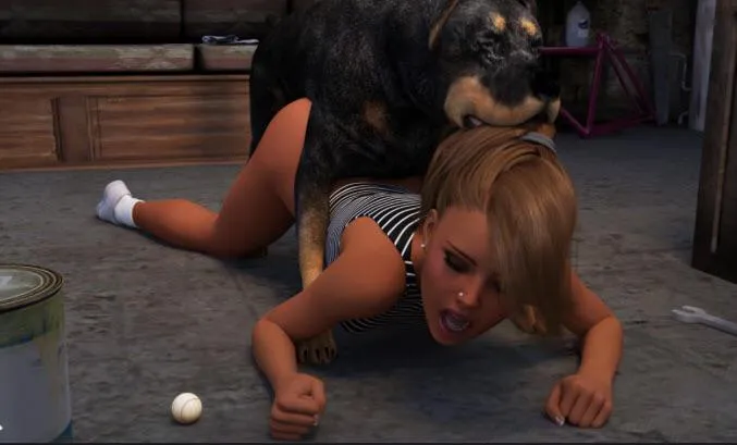 “Helping the family doggo one last time before he gets neutered the next day as he knots & cums inside the womb multiple times that evening.. [Joker]”