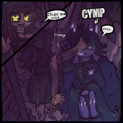 her new feet cleaner