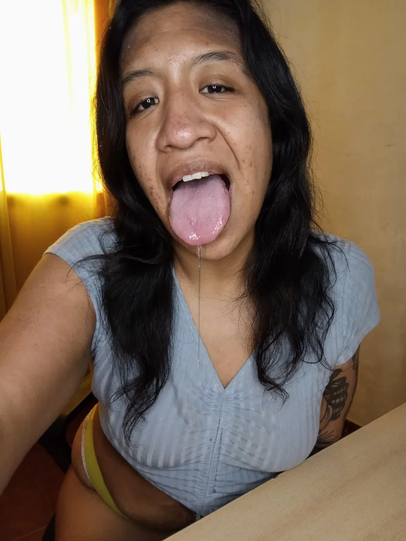 Here, here's your drool for the day, should I put it in your mouth?