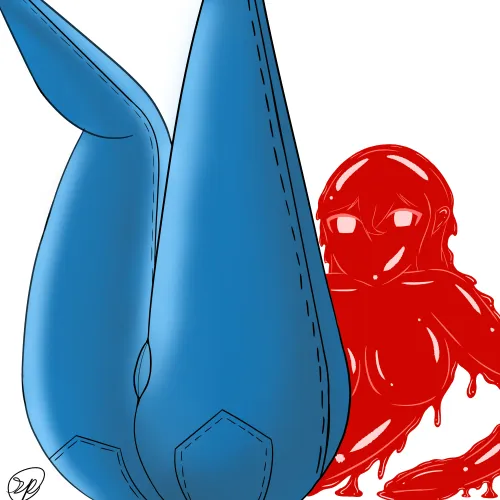 Here's another Sexy Slimegirl in Jeans[by SpinnersArt]