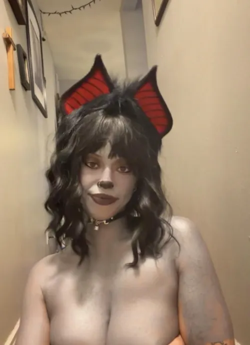 Herzha’s Bat form Cosplay 🖤🦇