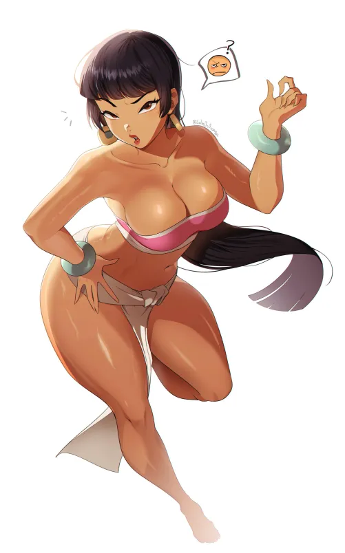 Hey Chel, why the angry face? (Salm0n0range)