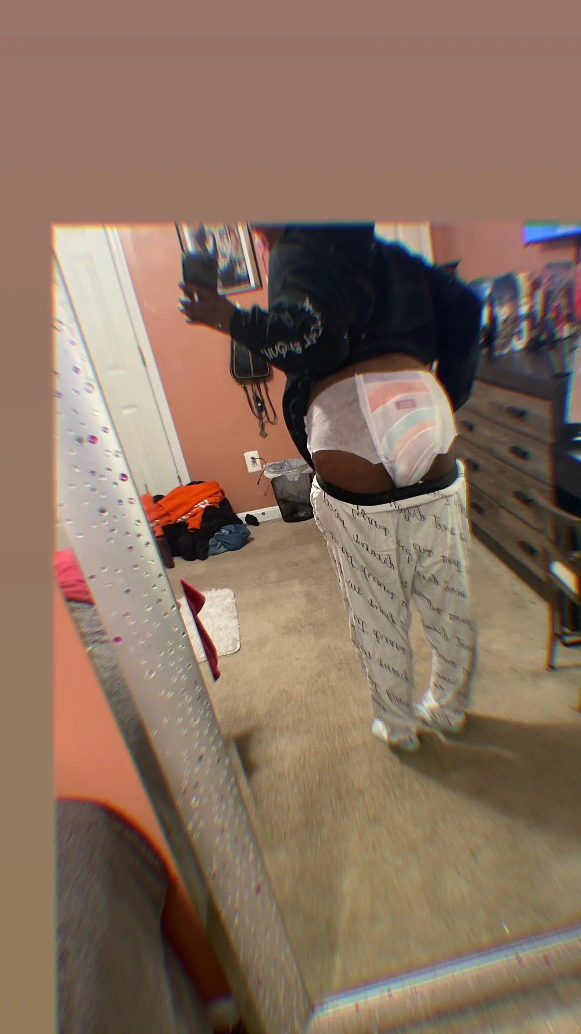 Hi daddy 🙈, do you like my outfit?