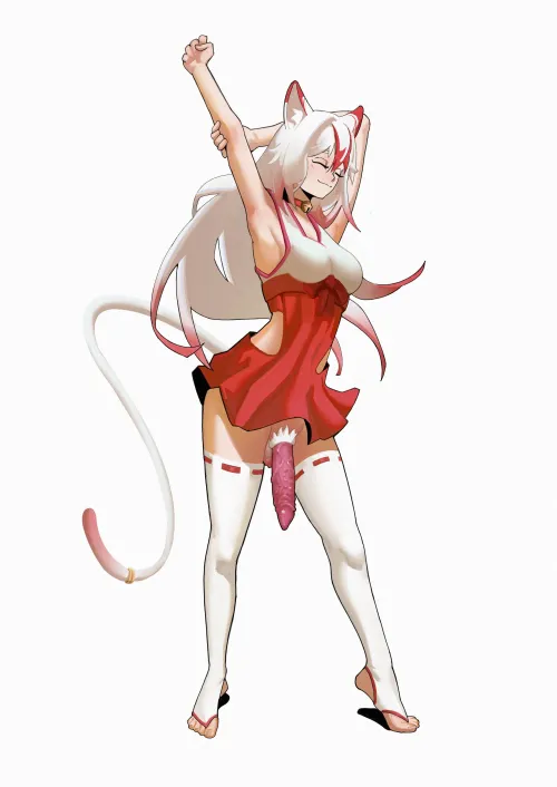 Hi everyone, here's Alicia, a friend's OC (art by me)