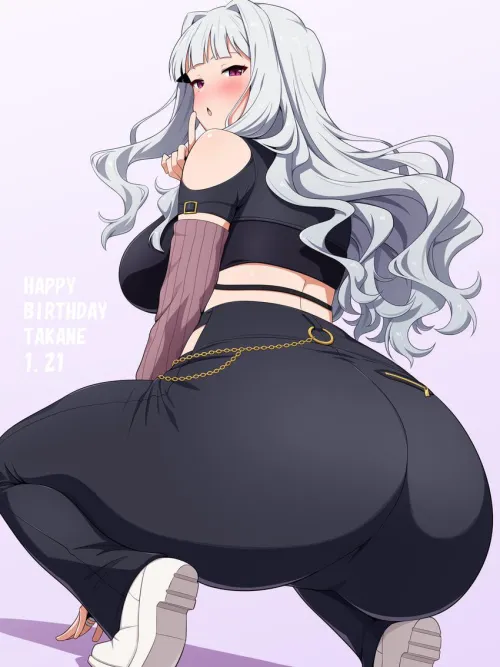 Hip Hop Takane Dropping Low on Her Birthday [Idolmaster]