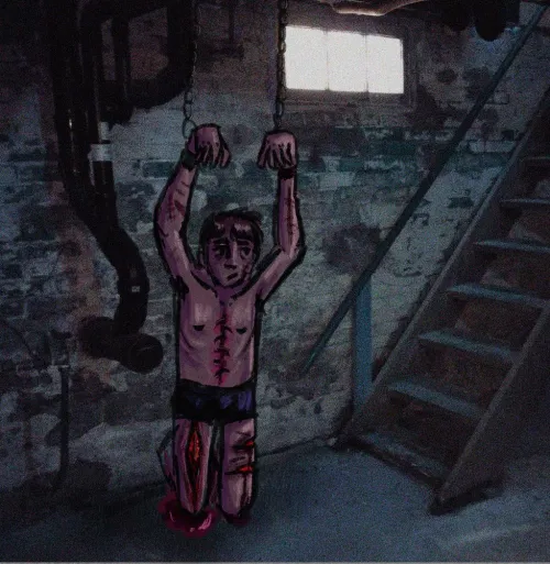 Home alone & awaiting the return of his lover