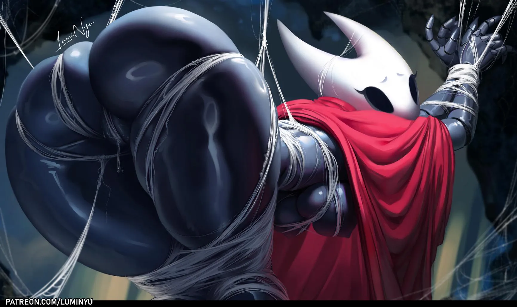 Hornet is all tied up…I really hope no one comes along and gives her what she wants :3 (Luminyu)