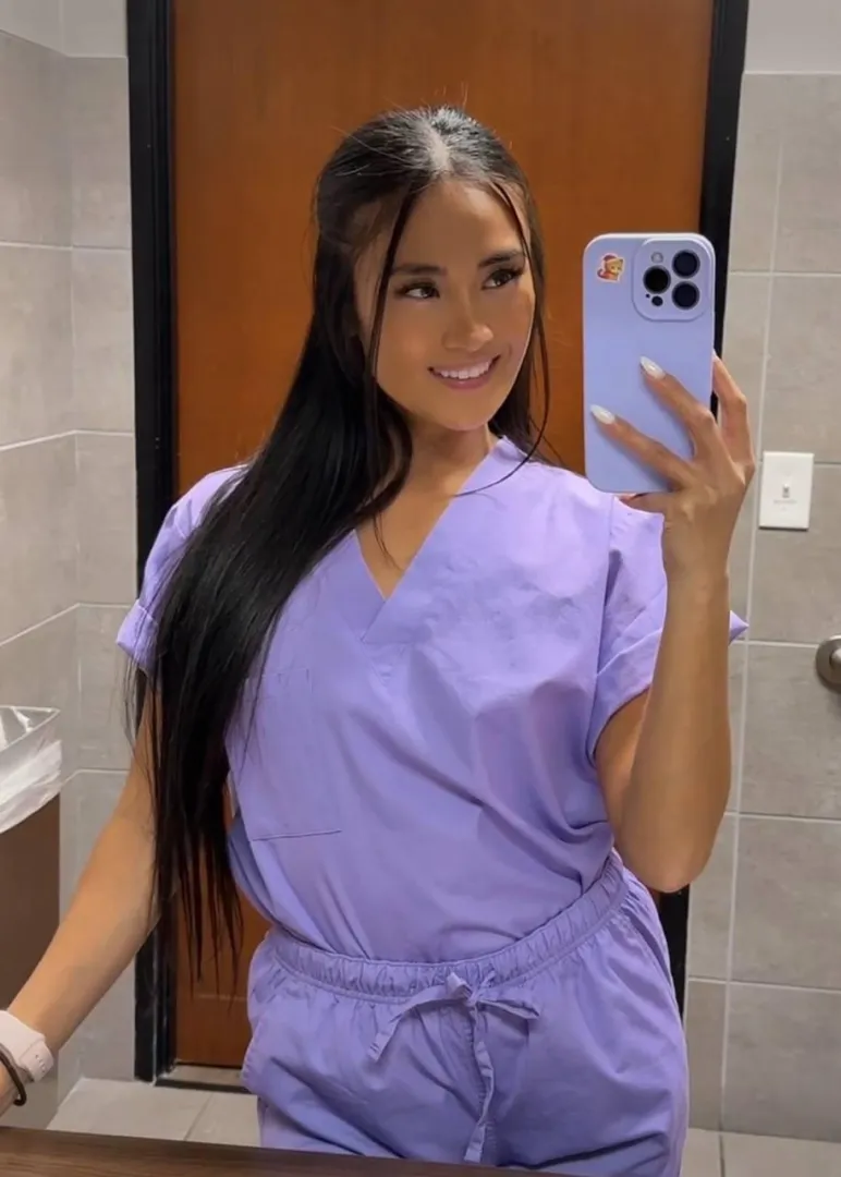 Horny at work, Would you bang this asian Nurse after work? Be honest!