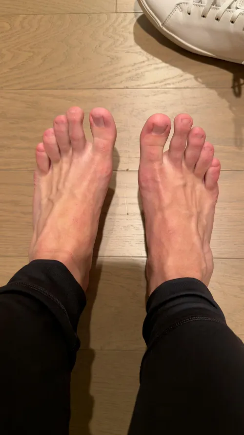 How do my feet look fresh after the gym