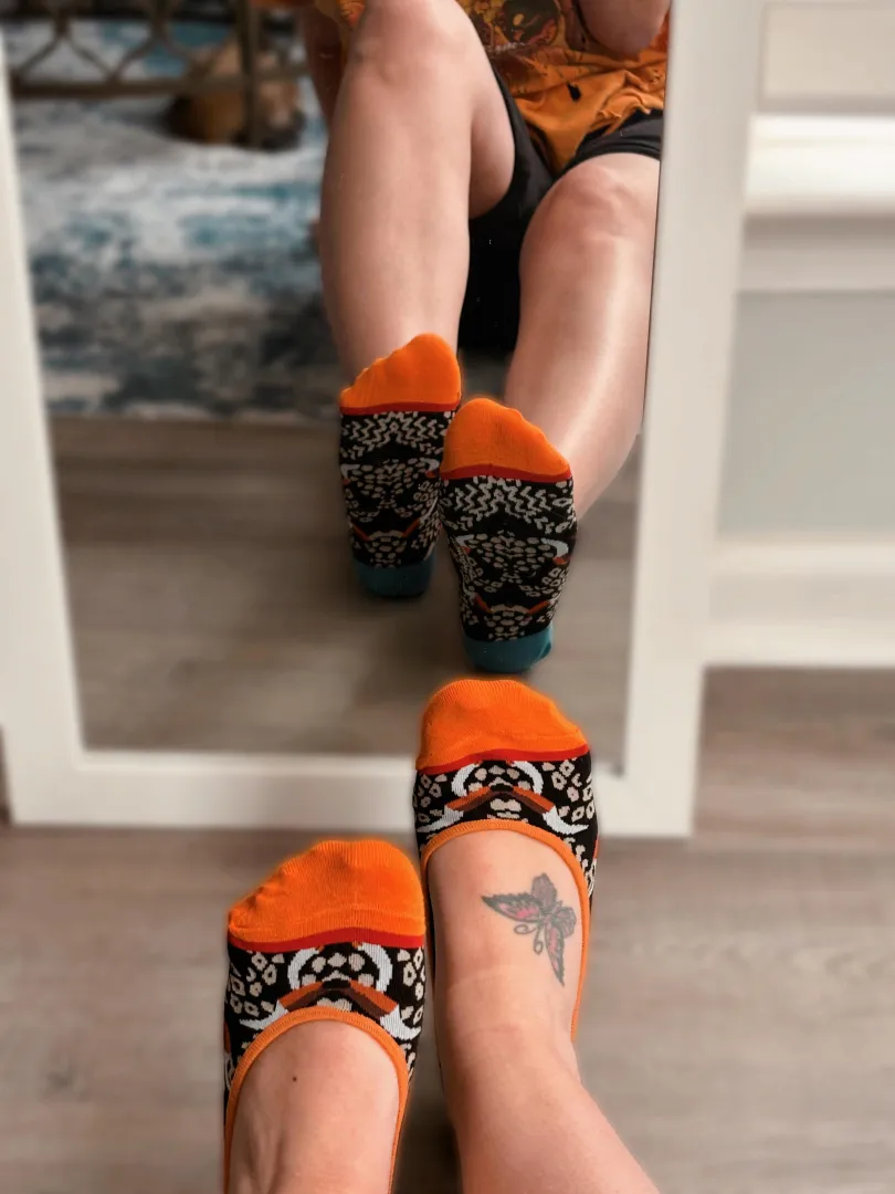 How do we feel about cute printed no shows 