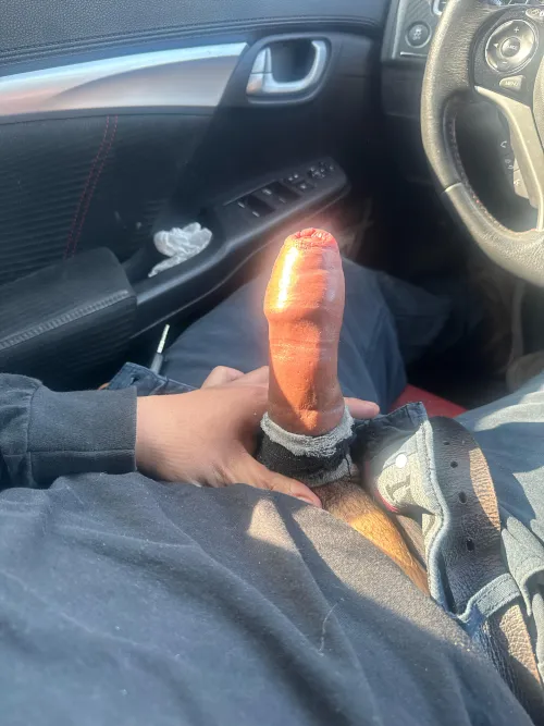 How I keep my cock phat all day after pumping (wrap job)