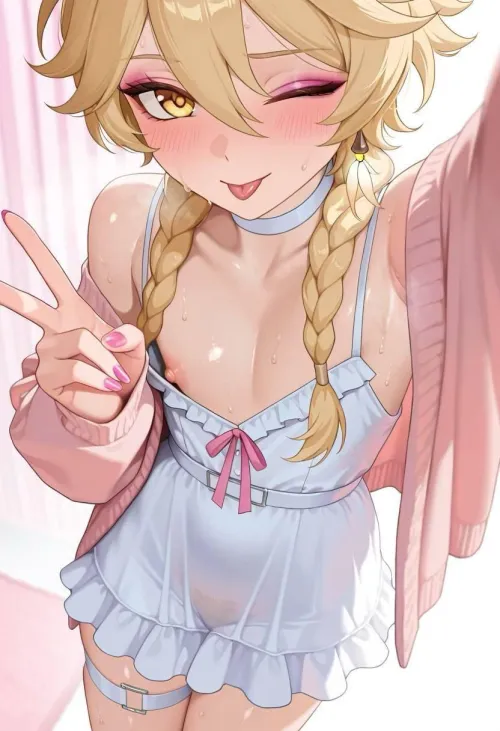 How I’d dress up everyday for my master >w<