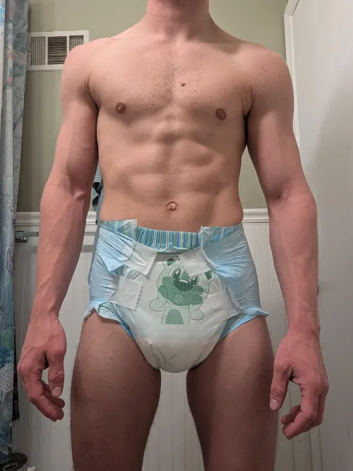 How's my diaper tape job?