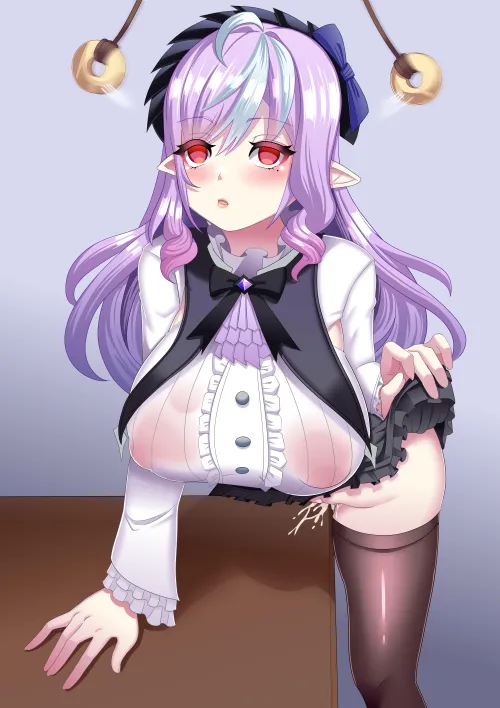 Hypnotized and masturbating using a table corner ( Source: newgirugamon)