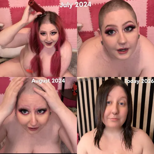 I can’t believe it’s been 2 years since I shaved my head!