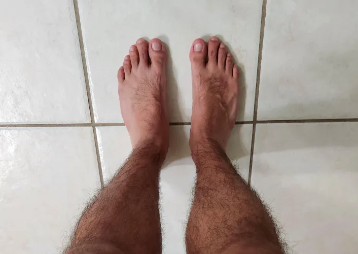 I caught you staring at my toes