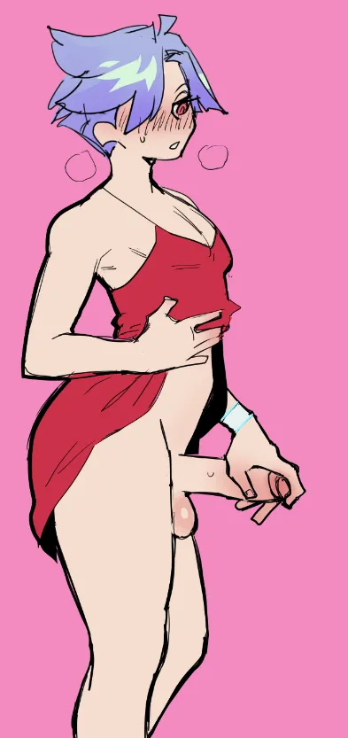 I don't know if this dress will hide my boner