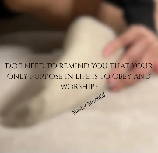 I don’t like to give reminders, I shouldn’t have to