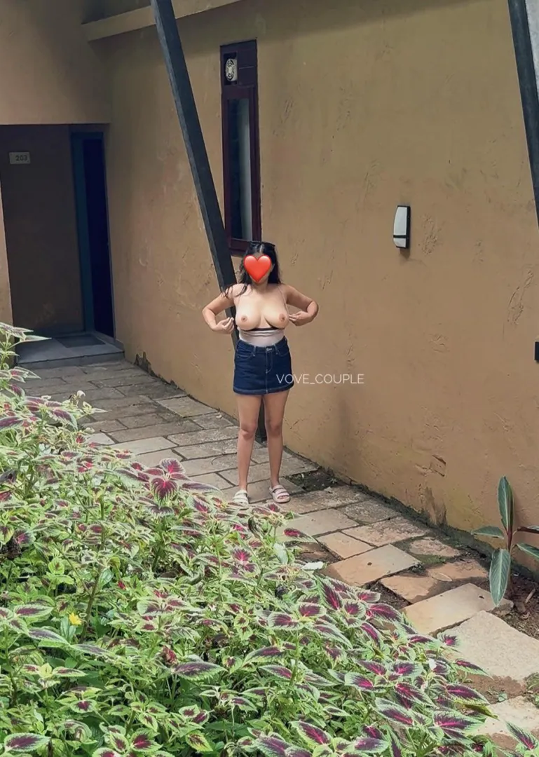 I dont mind if you stare at my tits as long as you promise to suck them too