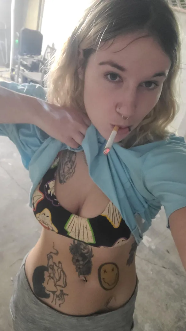 I feel better with a cigarette in my mouth