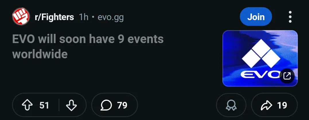 I for one am excited to be the prestigious winner of EVO Fresno and EVO Bakersfield in California in a few years.