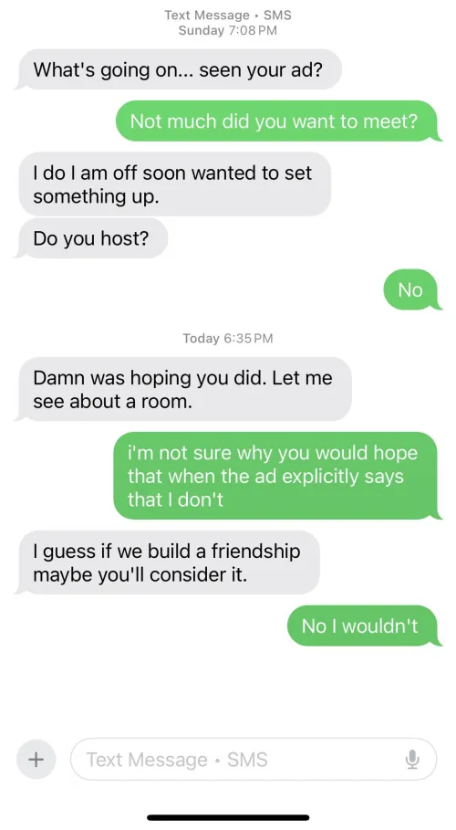 I guess he thought he could think for me 