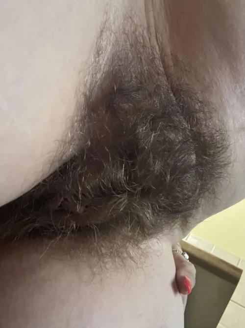 I heard you can’t resist hairy pussy…
